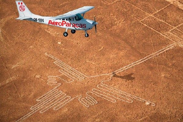 Volar sobre las líneas de Nazca